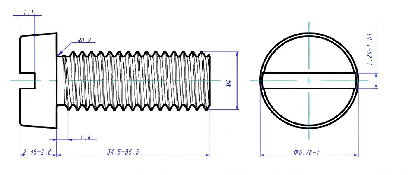 Vis à métaux M4 × 35 mm à tête cylindrique fendue en acier inoxydable 304, conforme à la norme GB 65 Fabriquée en acier inoxydable 304, cette vis à tête cylindrique convient aux assemblages nécessitant un serrage stable et une fixation mécanique courante. Son empreinte fendue permet le montage à l’aide d’un tournevis plat de dimension appropriée. Elle est adaptée aux équipements mécaniques, coffrets électriques, panneaux d’instruments, carters d’équipements, supports et applications d’assemblage industriel général. Pour l’application réelle, le filetage correspondant, l’espace disponible pour le montage, le couple de serrage, l’environnement d’utilisation ainsi que le plan client ou les spécifications de la commande doivent être confirmés.